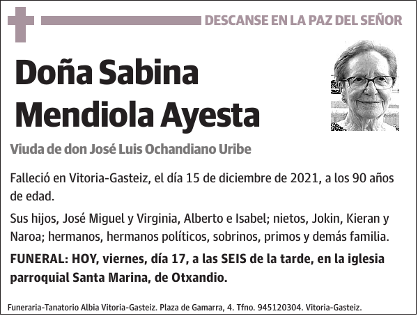 Sabina Mendiola Ayesta