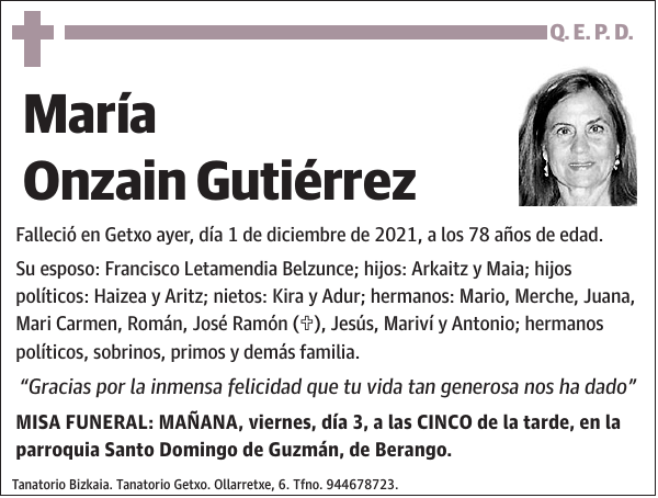 María Onzain Gutiérrez