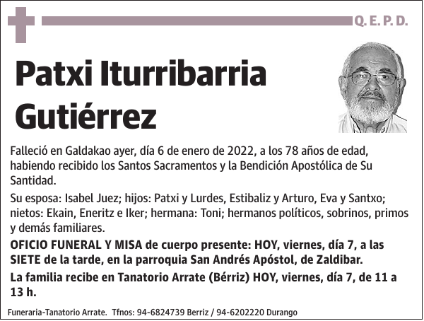Patxi Iturribarria Gutiérrez