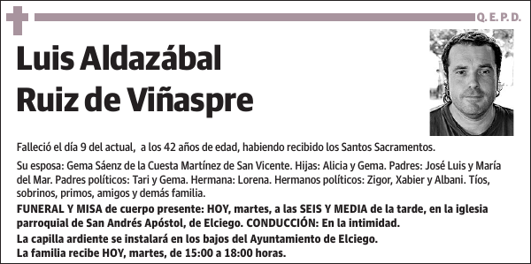 Luis Aldazábal Ruiz de Viñaspre