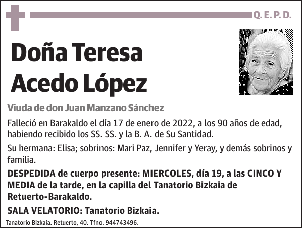 Teresa Acedo López