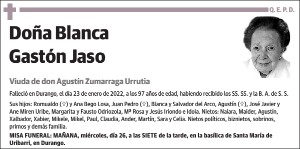 Blanca Gastón Jaso