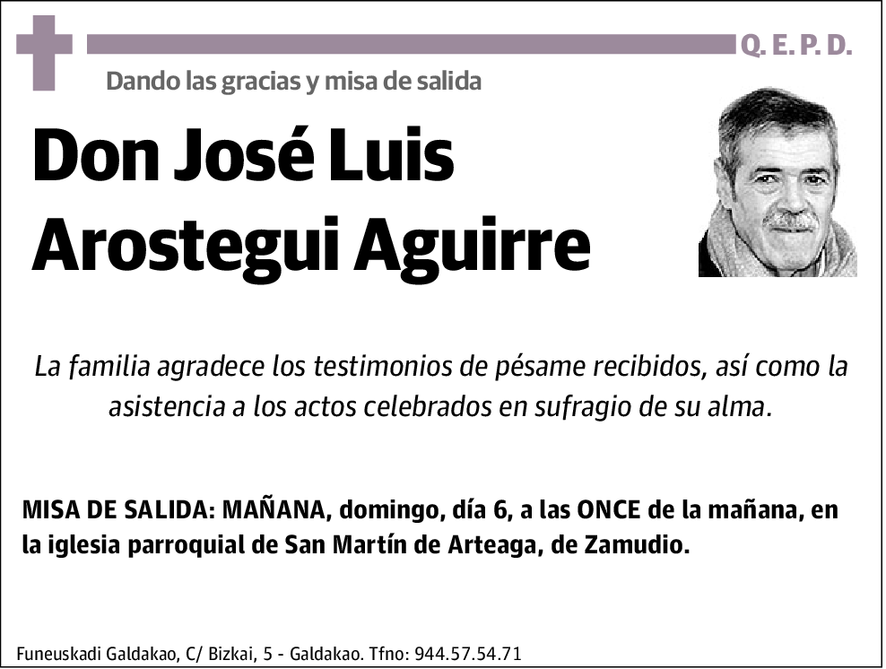 José Luis Arostegui Aguirre