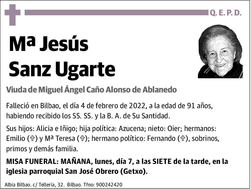 Mª Jesús Sanz Ugarte