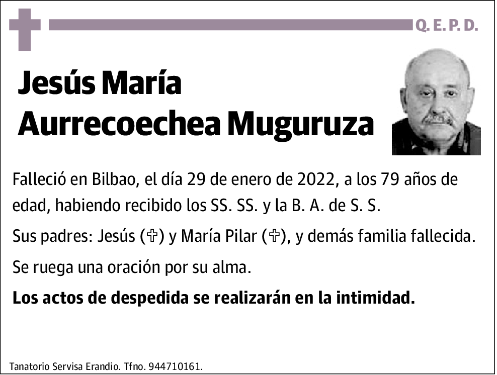 Jesús María Aurrecoechea Muguruza
