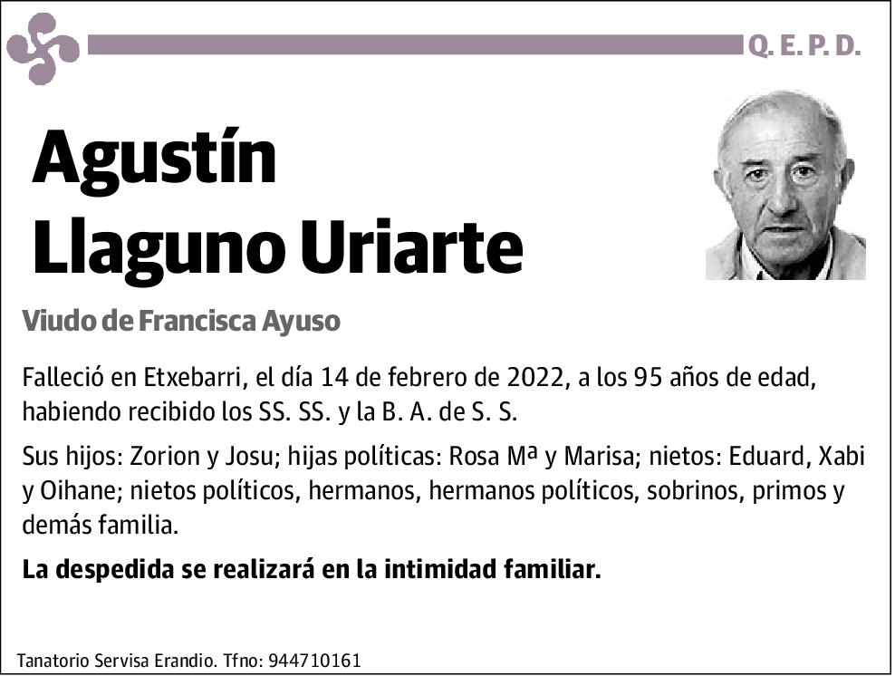Agustín Llaguno Uriarte