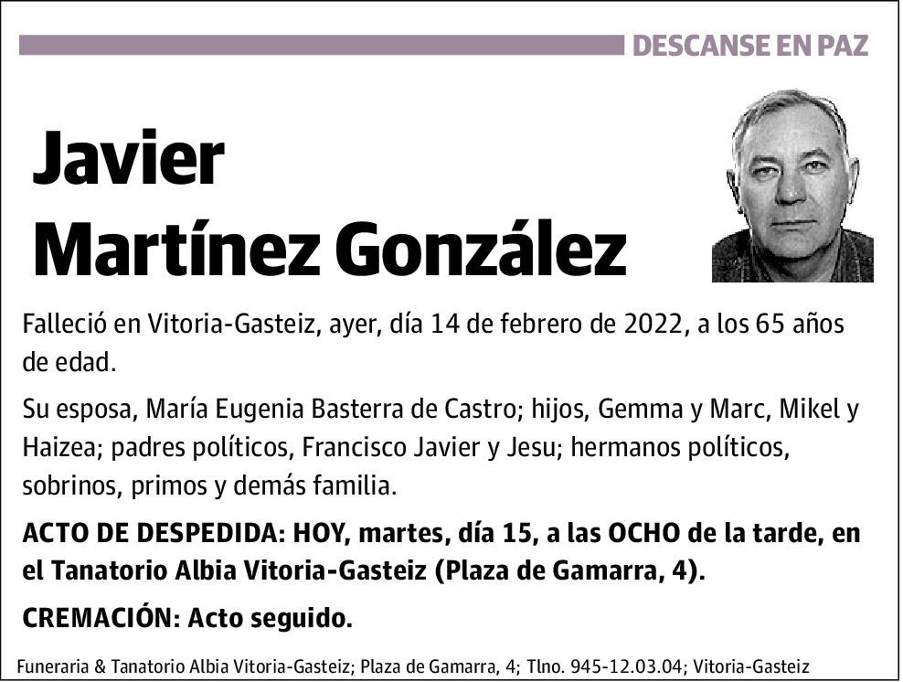 Javier Martínez Gonzílez