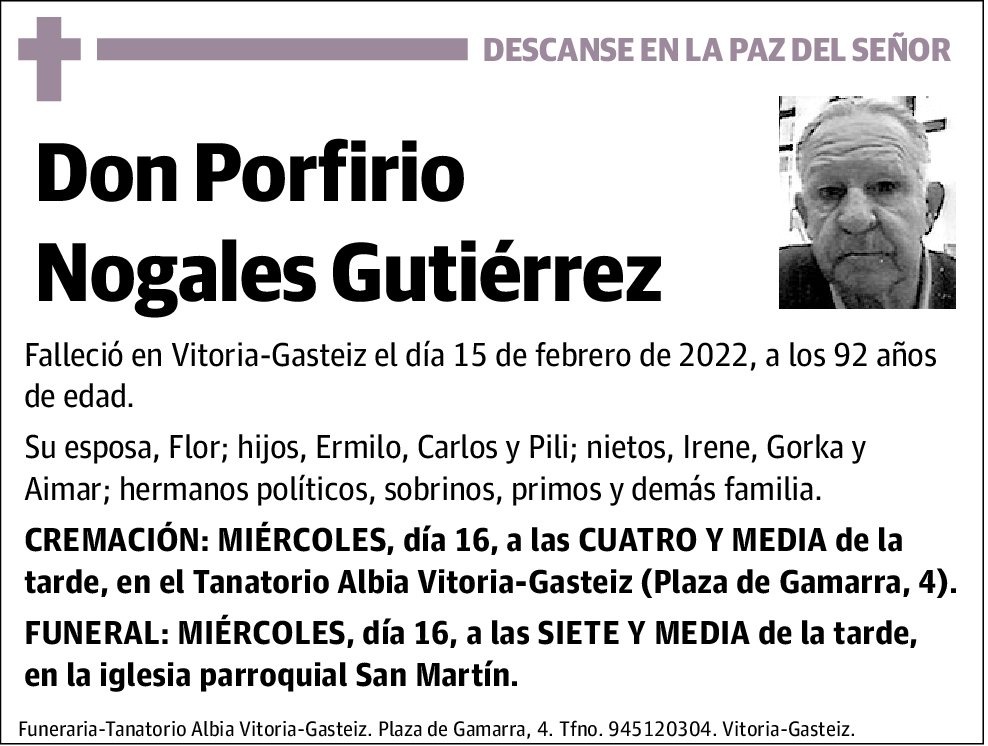 Porfirio Nogales Gutiérrez