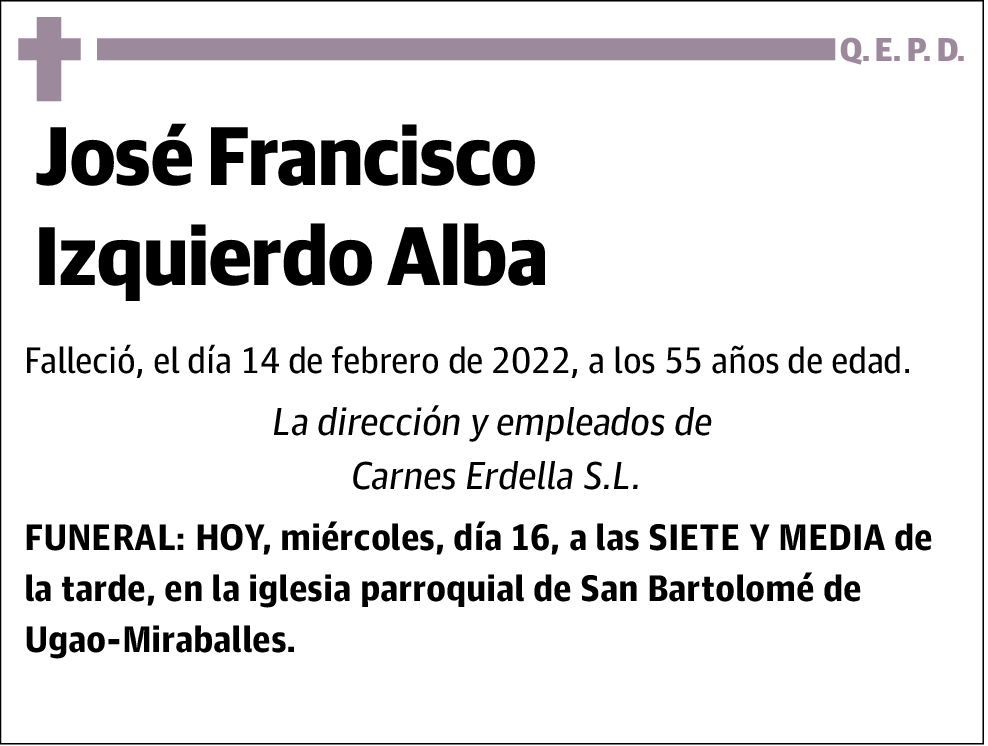 José Francisco Izquierdo Alba