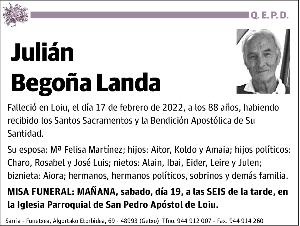 Julián Begoña Landa