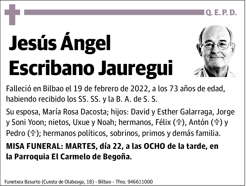 Jesús Ángel Escribano Jauregui