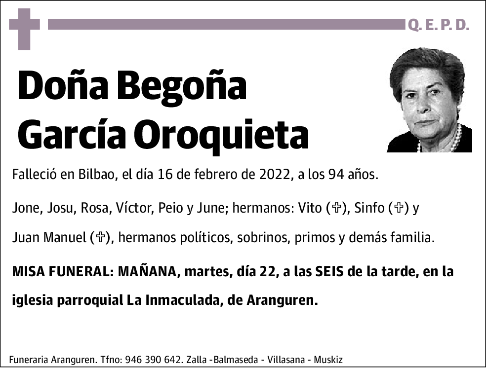 Maria Begoña García Oroquieta