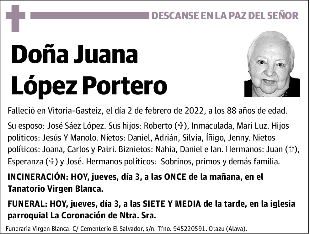 Juana López Portero