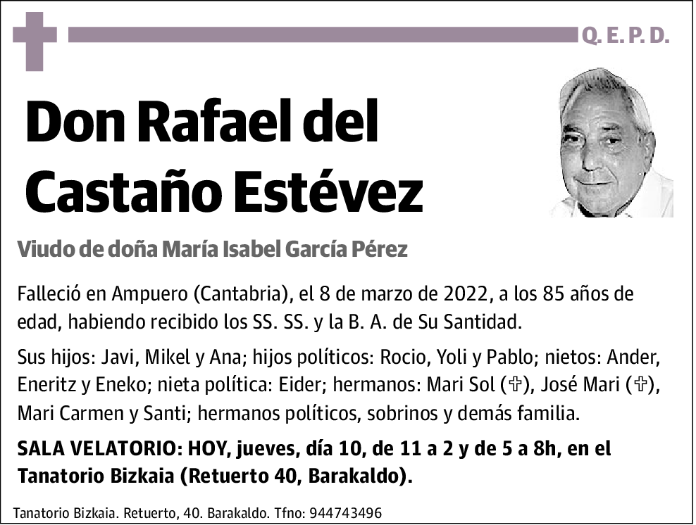Rafael del Castaño Estévez
