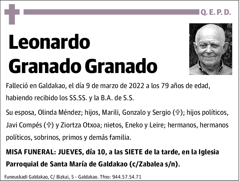 Leonardo Granado Granado