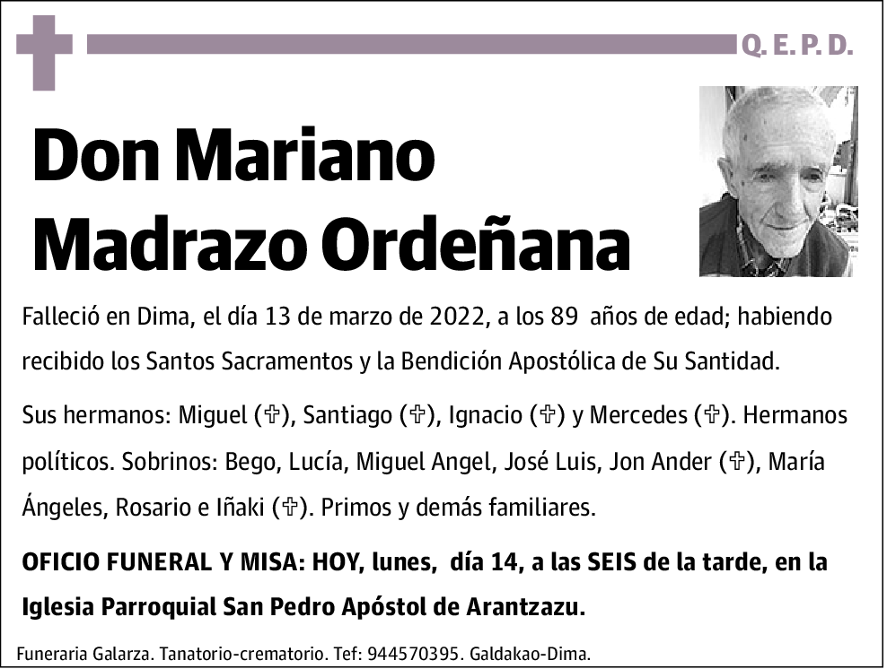 Mariano Madrazo Ordeñana