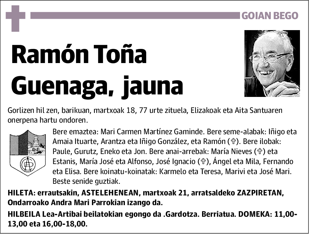 Ramón Toña Guenaga