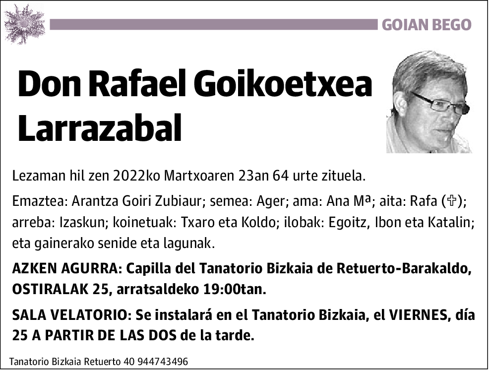Rafael Goikoetxea Larrazabal