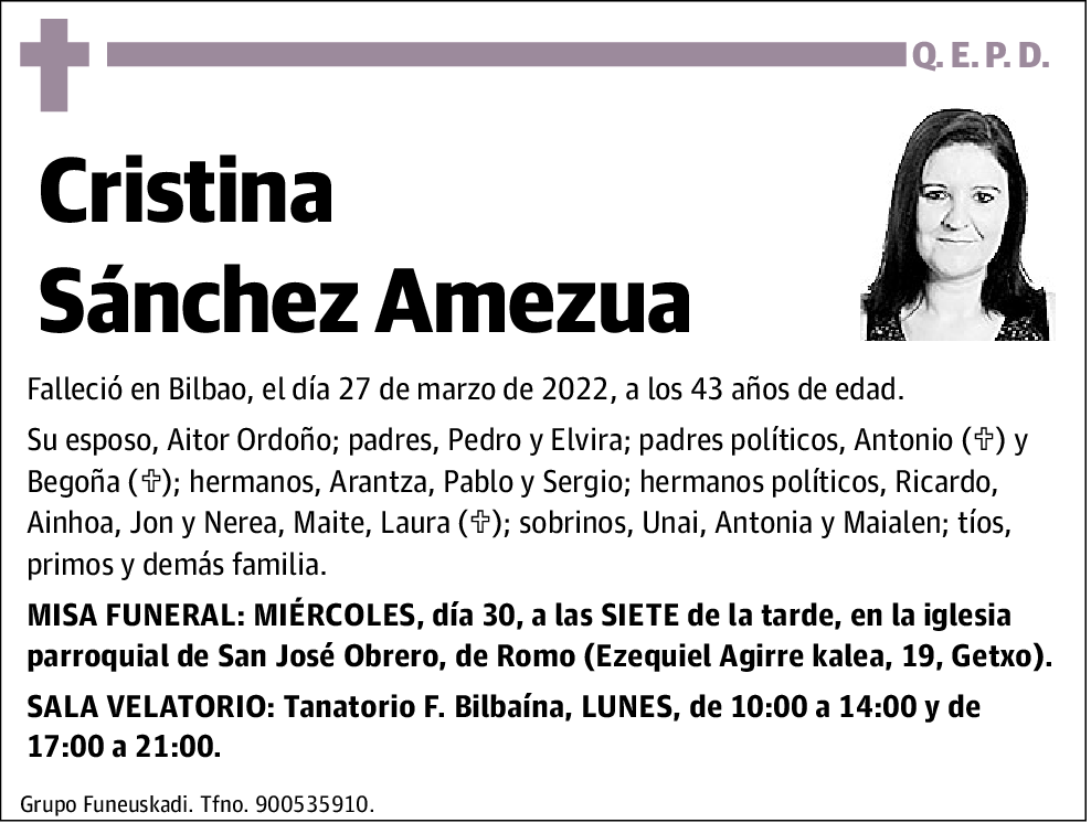 Cristina Sanchez Amezua