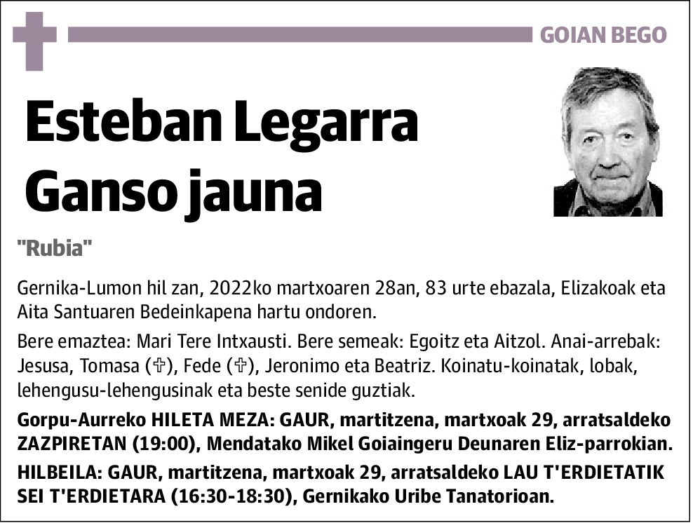 Esteban Legarra Ganso