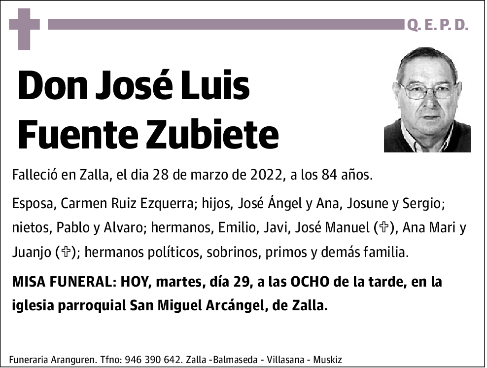 José Luis Fuente Zubiete