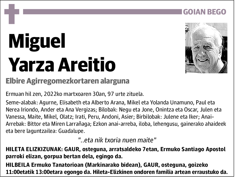 Miguel Yarza Areitio