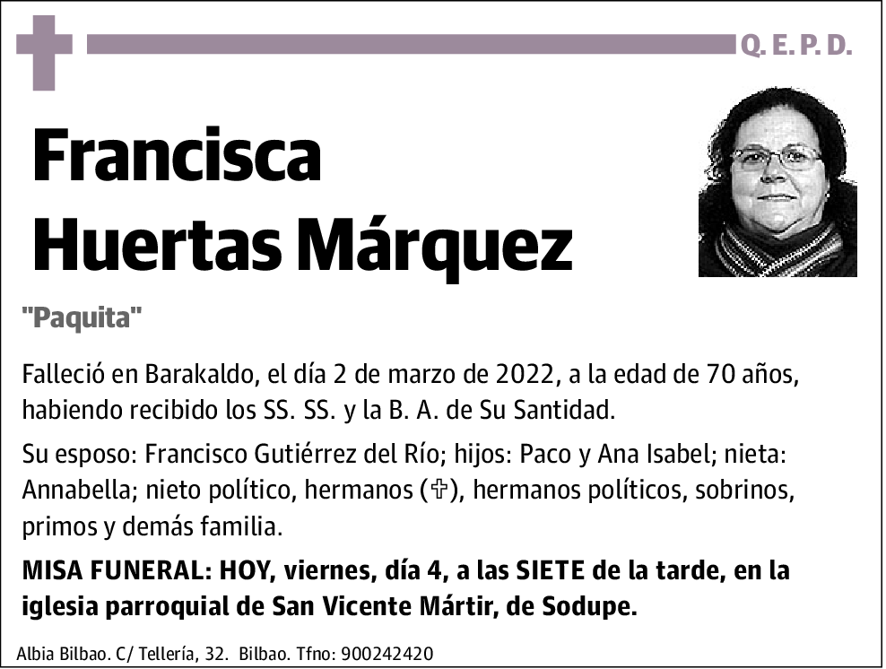 Francisca Huertas Márquez