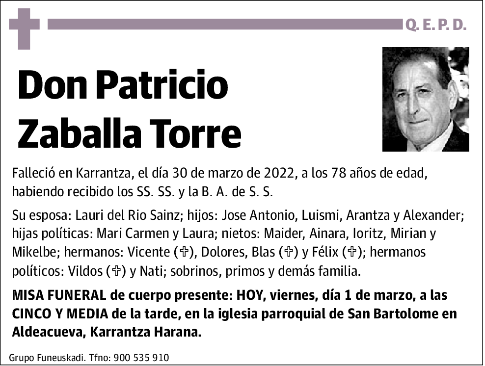Patricio Zaballa Torre