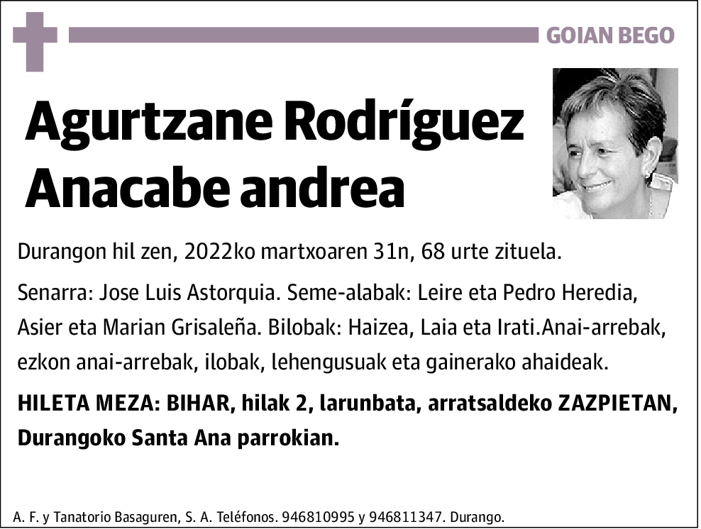 Agurtzane Rodriguez Anacabe
