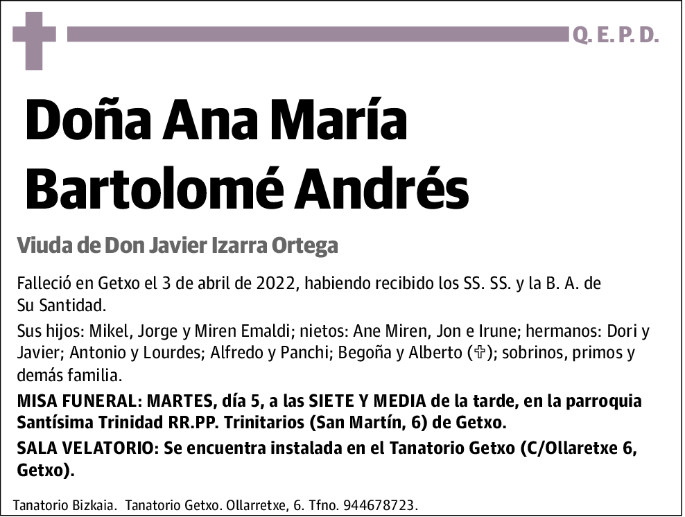 Ana María Bartolomé Andrés