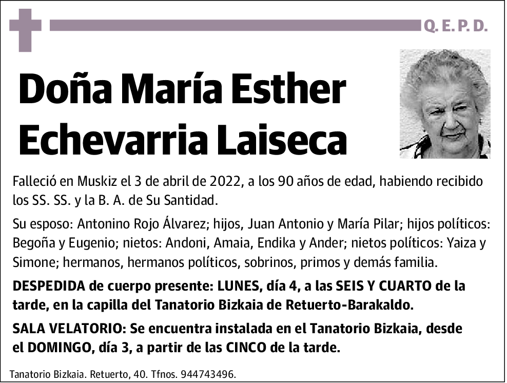 María Esther Echevarria Laiseca
