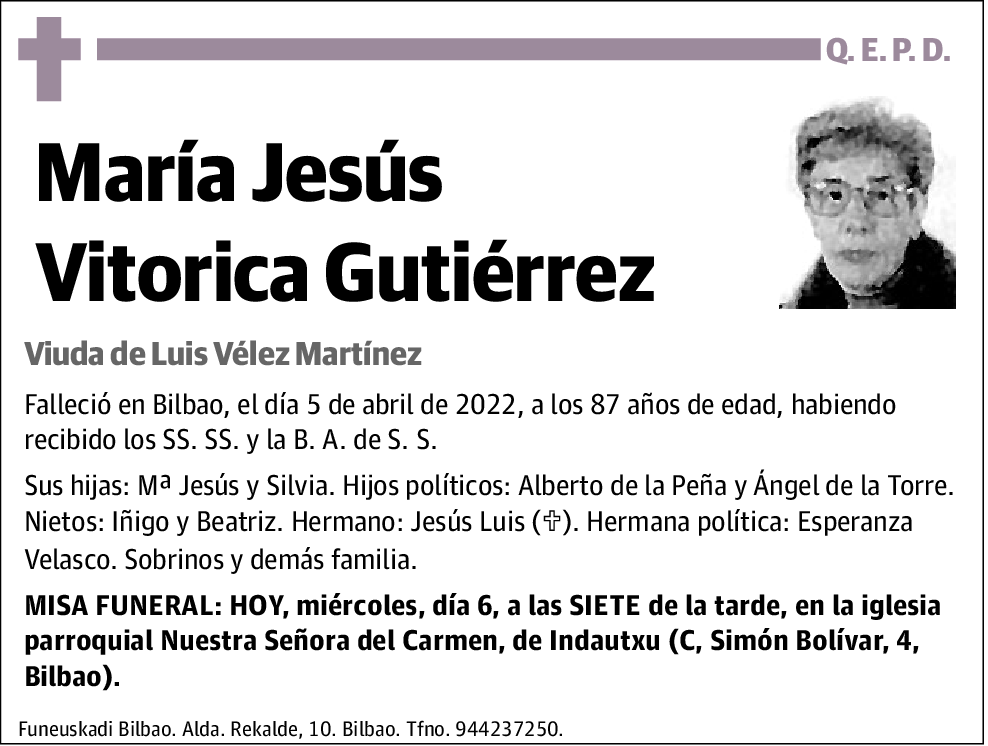 María Jesús Vitorica Gutiérrez