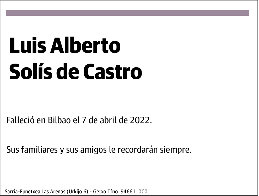Luis Alberto Solís de Castro