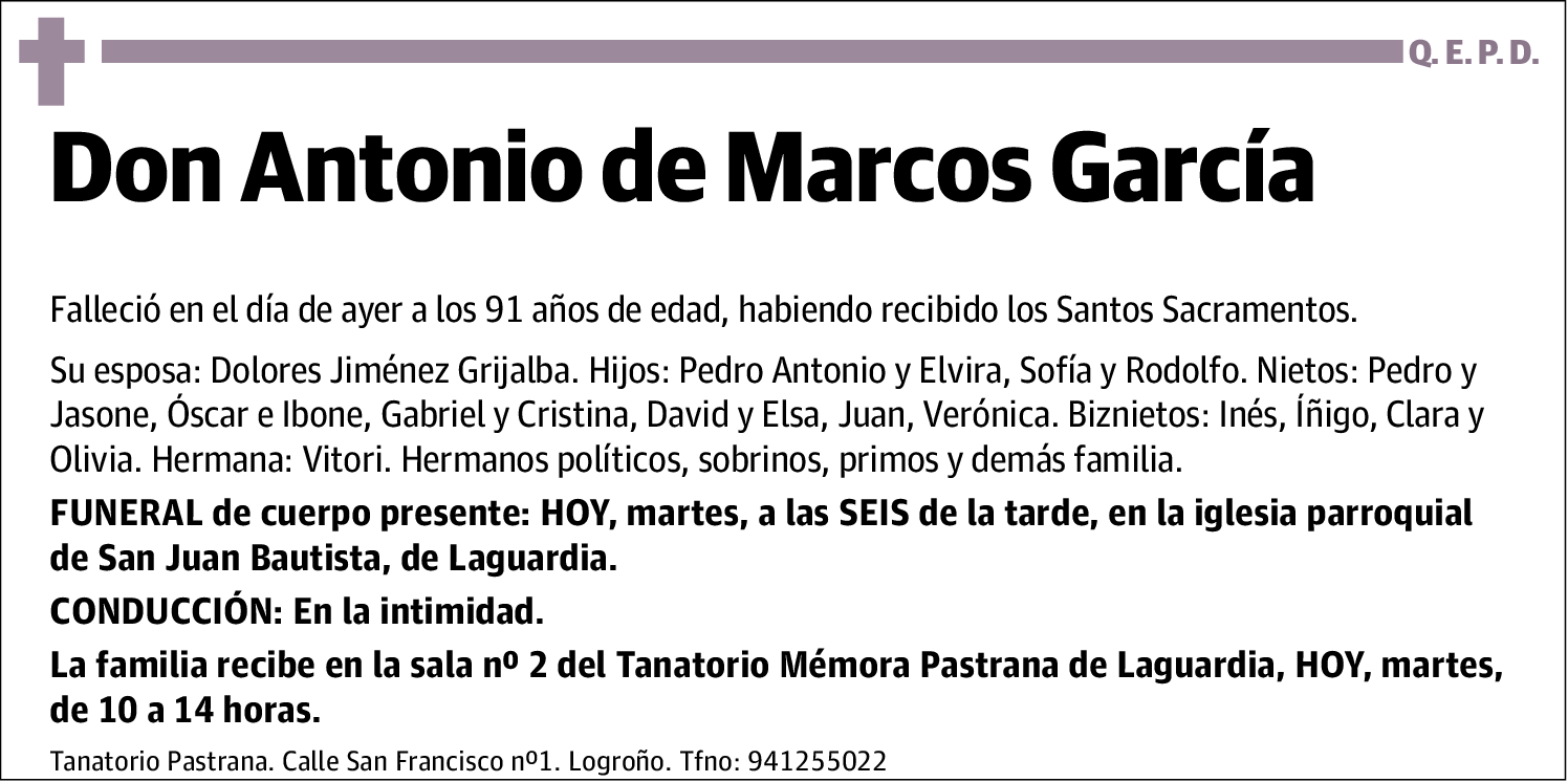 Antonio de Marcos García