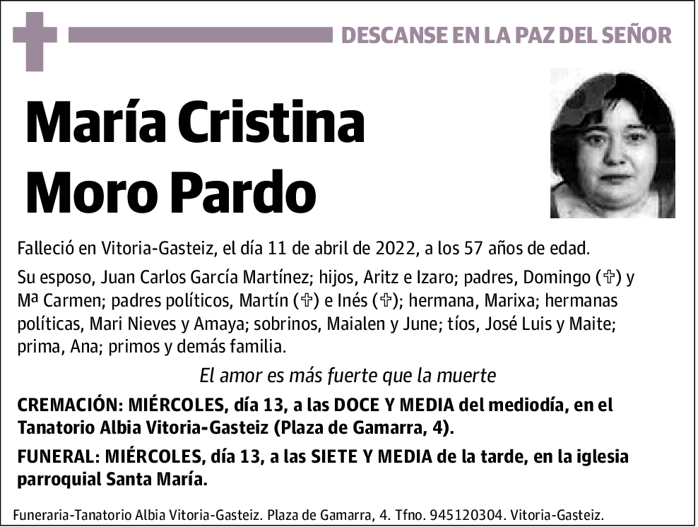 María Cristina Moro Pardo