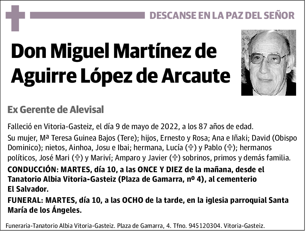 Miguel Martínez de Aguirre López de Arcaute