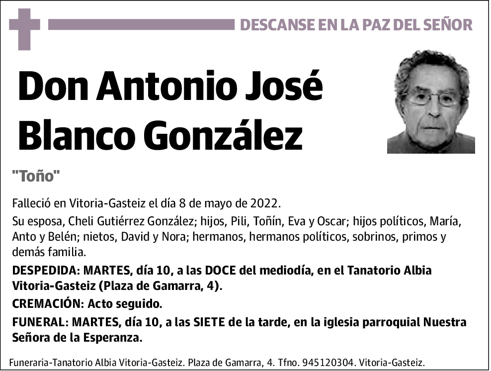 Antonio José Blanco González
