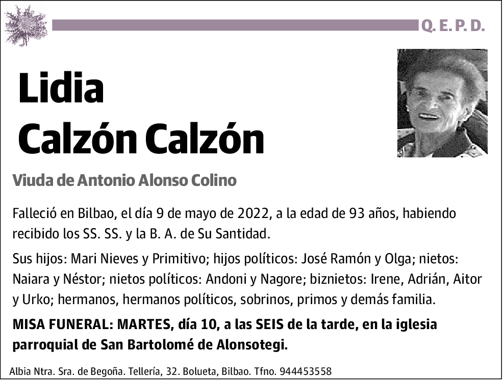 Lidia Calzón Calzón