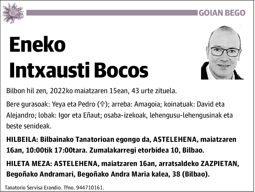 Eneko Intxausti Bocos