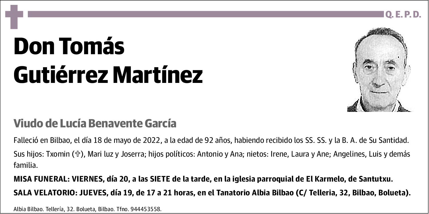 Tomás Gutiérrez Martínez