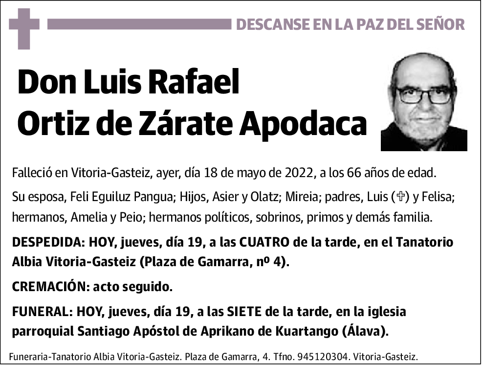 Rafael Ortiz De Zárate Apodaca