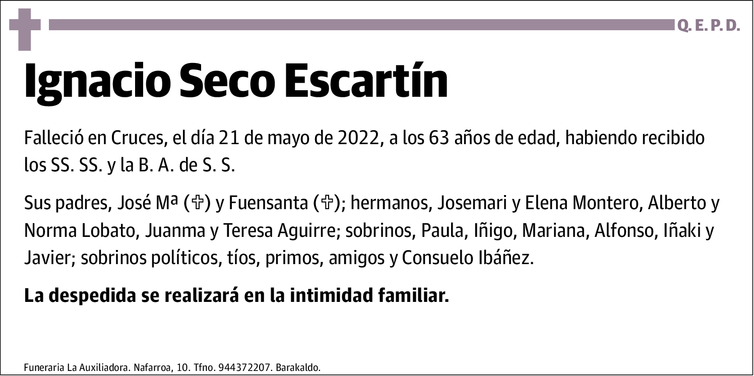 Ignacio Seco Escartín