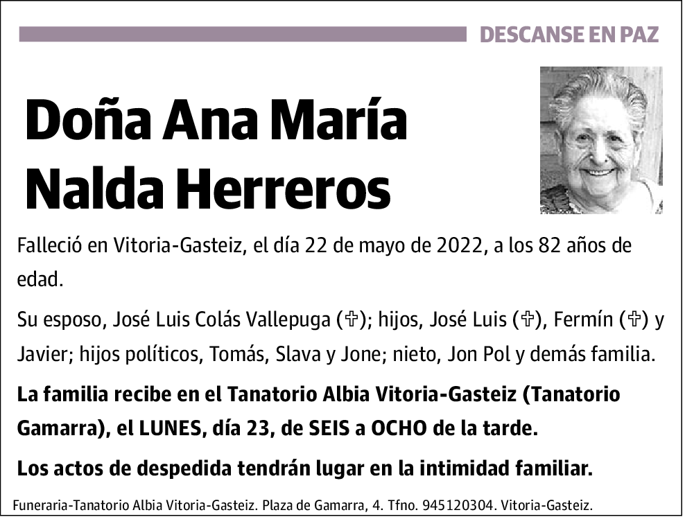 Ana María Nalda Herreros