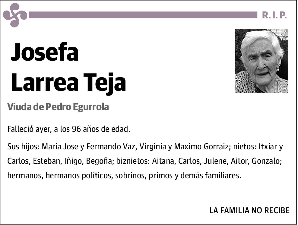 Josefa Larrea Teja