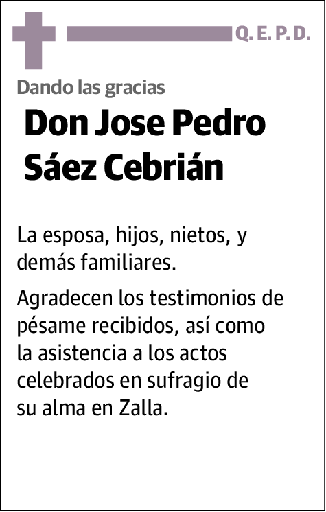 Jose Pedro Sáez Cebrian