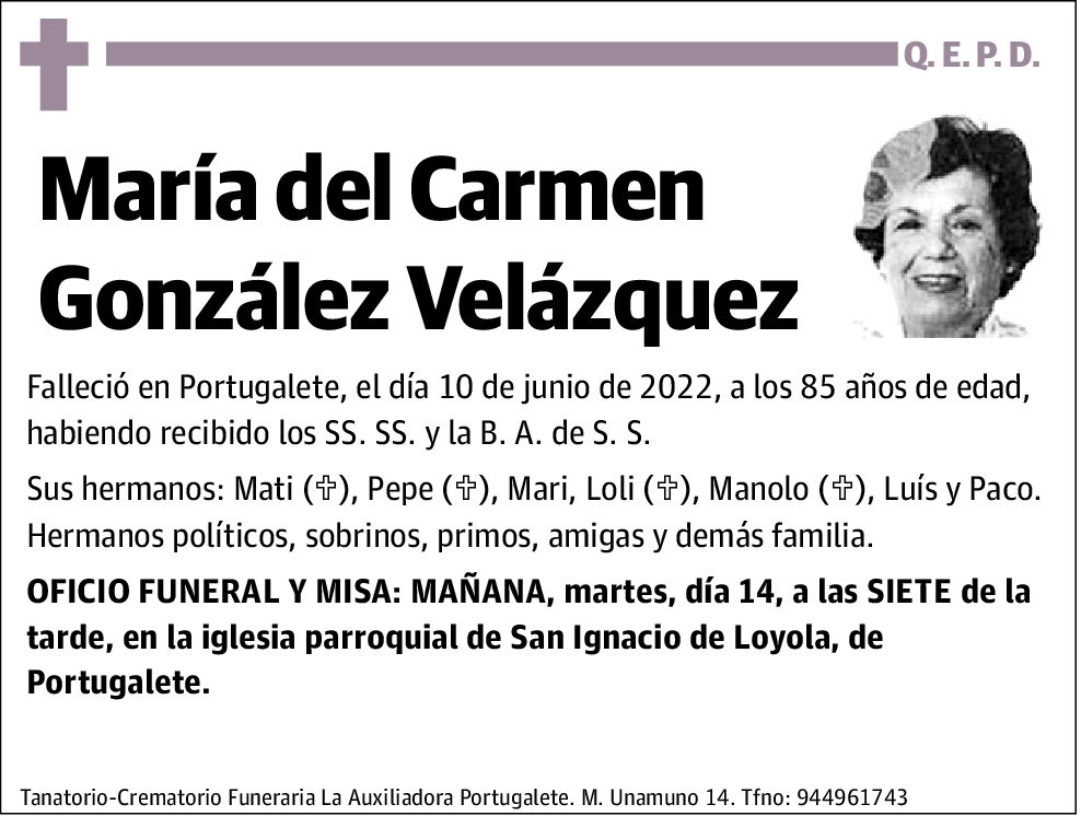 María del Carmen González Velázquez