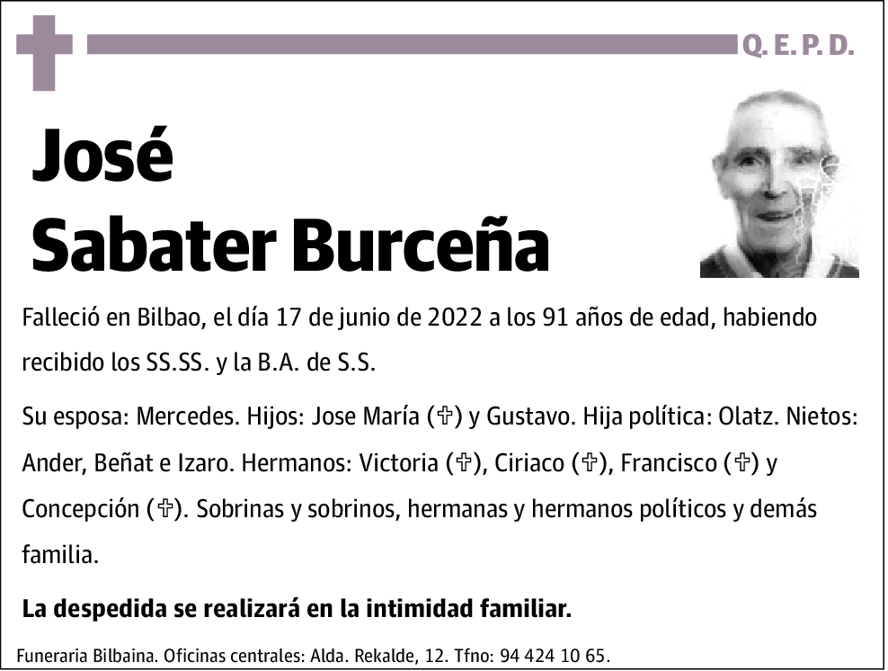 José Sabater Burceña
