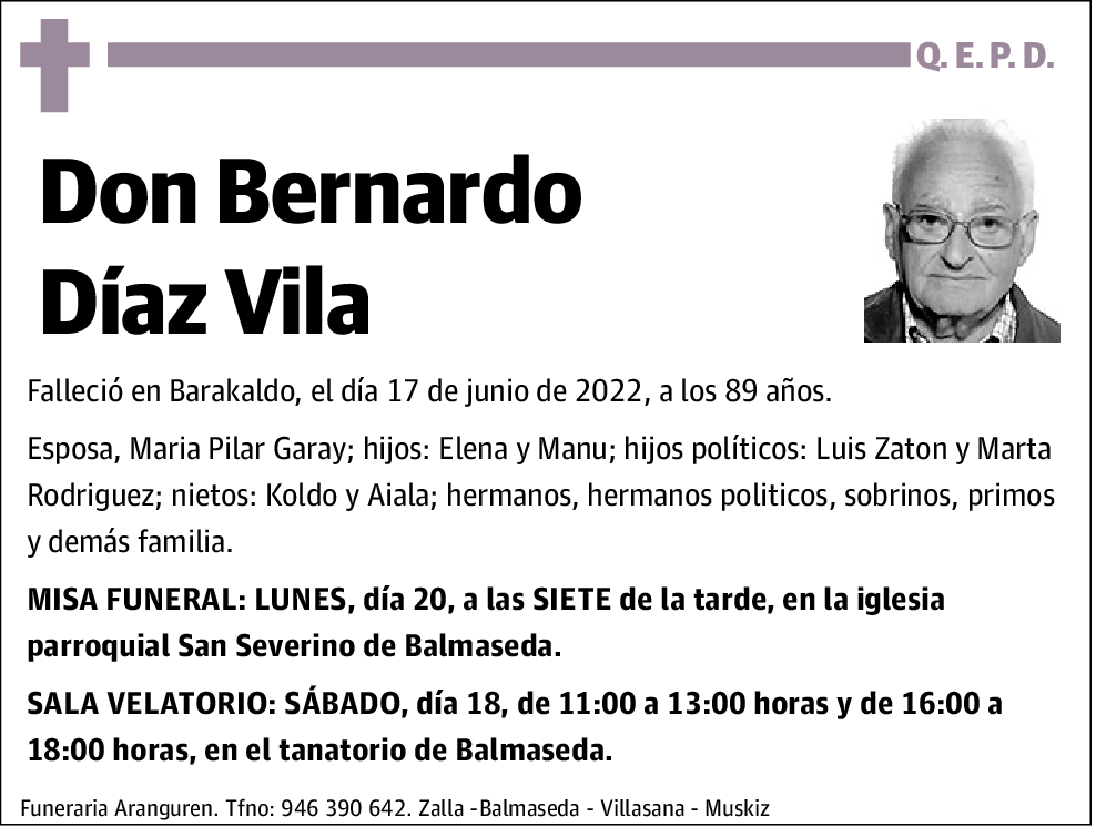 Bernardo Díaz  Vila