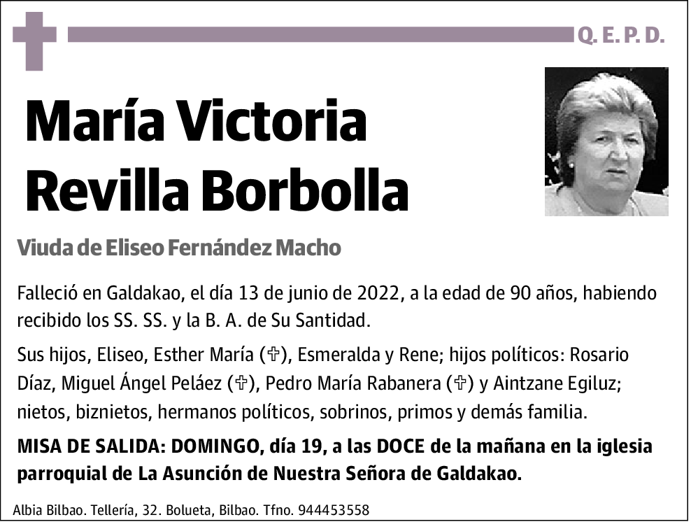 María Victoria Revilla Borbolla