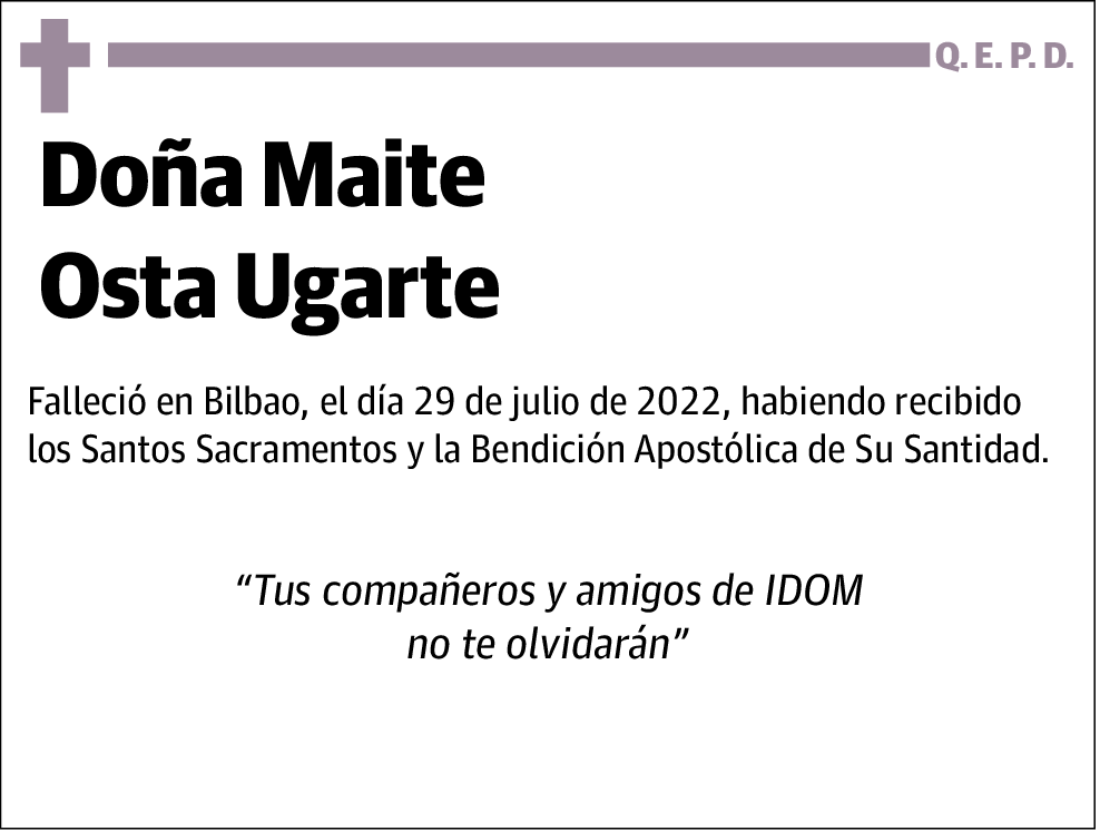 Maite Osta Ugarte